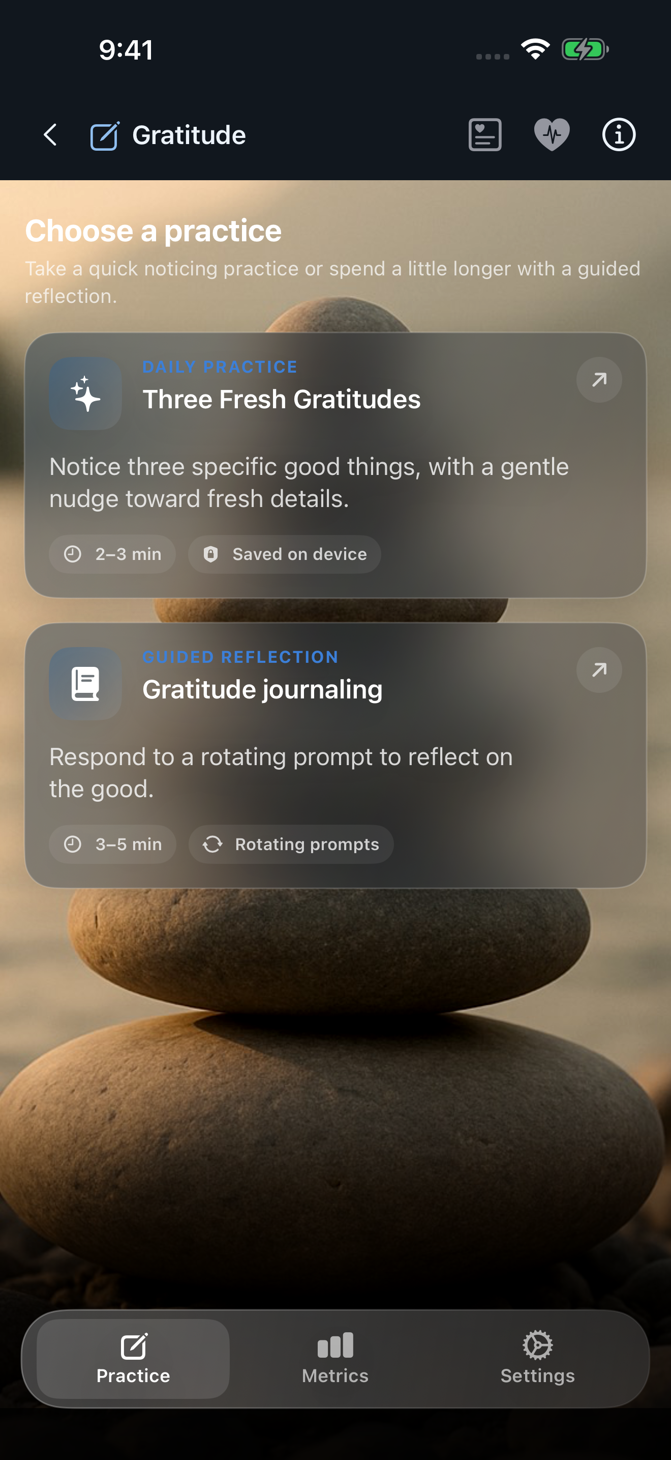 Daily gratitude prompts